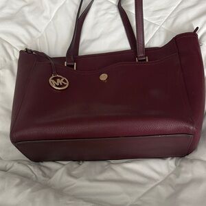 Michael Kors Dark Red Shoulder Bag